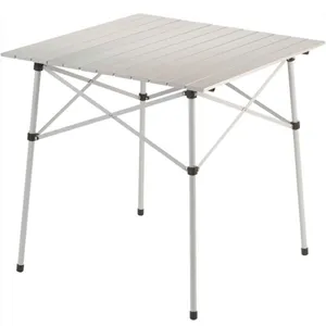 Mesa Pequeña para camping Coleman de Aluminio Plateada